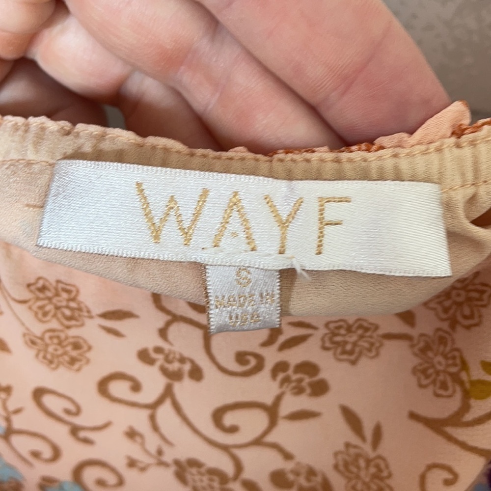 Wayf Ruffle Print Tank Top - Picture 5 of 9